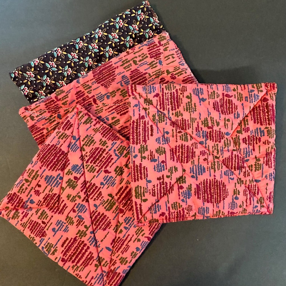 Vintage Handmade Potholders Lot of 4‎